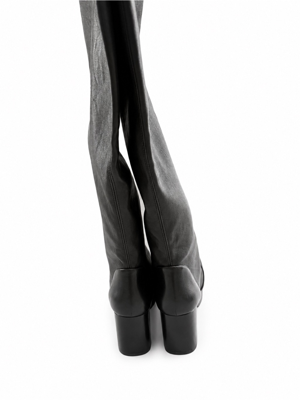 Stuart Weitzman Lucie nappa leather Knee-High Boots 75mm Black Women Size 8 $895 - Picture 5 of 7